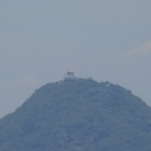 岐阜城が小さく見える