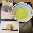 紅葉山庭園でお抹茶がいただけます