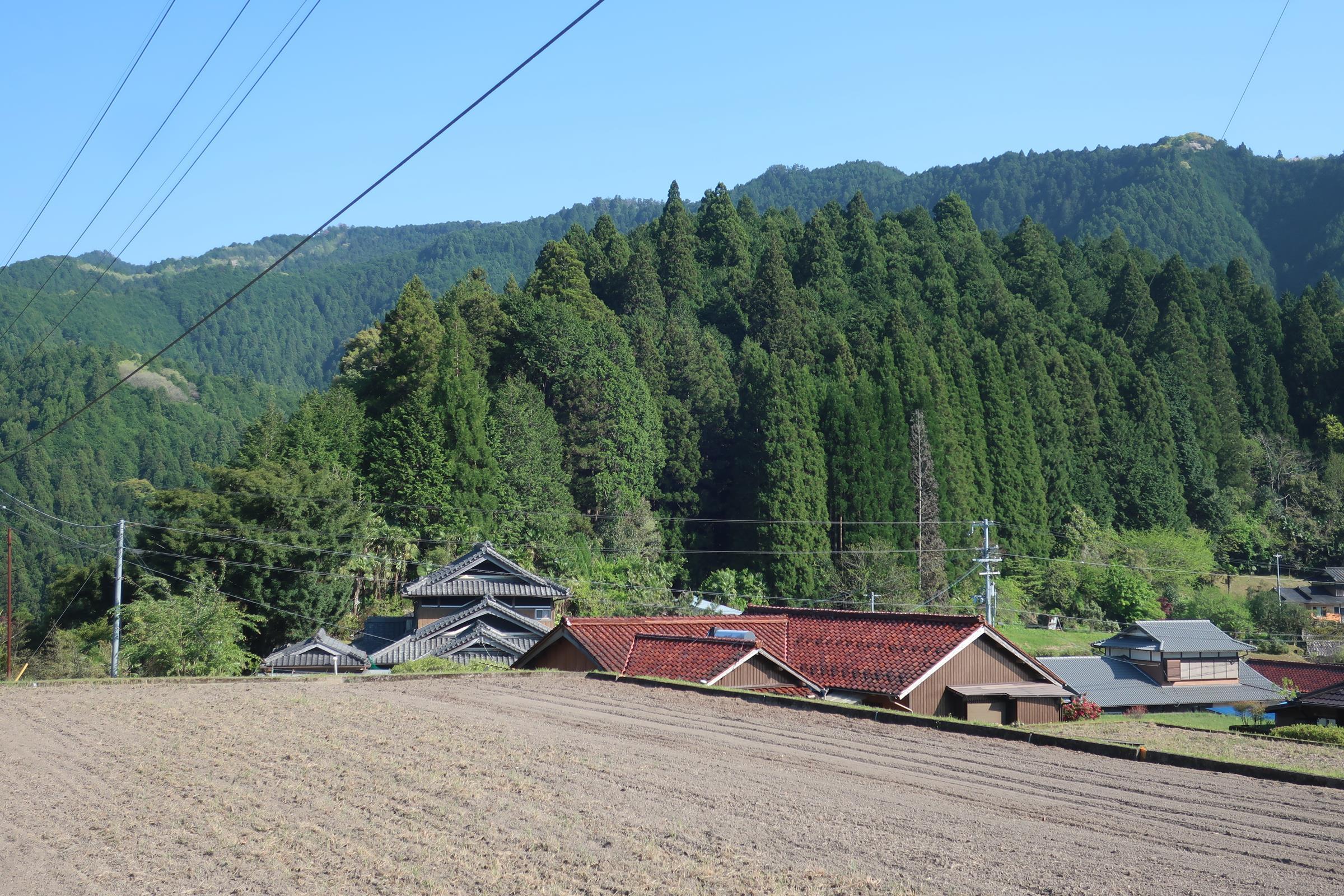 阿瀬川城遠景
