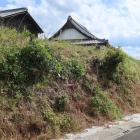 永正寺北角部の土塁