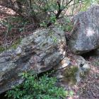 西虎口の大石を用いた石垣