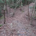 西の城・北尾根の堀切