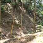 二郭背後の堀切