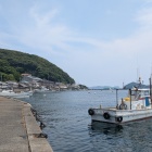 椿泊港からの遠景
