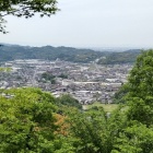 ⑨	本丸から見た黒木の街並み