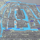 岸和田城絵図