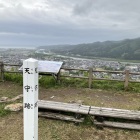 天守跡から町を望む