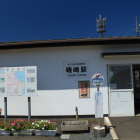 昭和ローカル風駅舎　クーラーがないので熱い