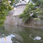 飯田丸五階櫓備前堀に写る2005.10.21撮影