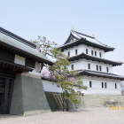 本丸御門と三重天守閣