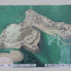 脇本城復元想像俯瞰図、千田先生監修