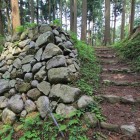 寺屋敷から調度丸への虎口石垣