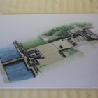 2013.8.14仁風閣展示大手登城路復元整備図