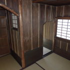 阿部正備茶室　内装　入り口側