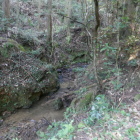 天然の堀で有る沢