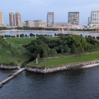 品川第三台場 レインボーブリッジより