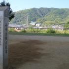 山崎合戦古戦場から天王山（山崎城）を仰ぐ