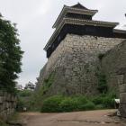 太鼓櫓と扇の勾配の石垣