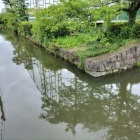 西側水堀の折れ