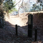 ３号堀・堀切西より見る