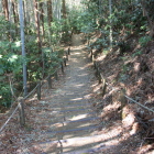 ３号堀より西下への登城路