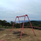 リフト終点のブランコ