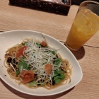 「小田原曽我梅干しと自家製海苔の佃煮パスタ