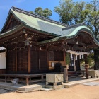 松縄城跡に建つ熊野神社