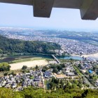 ②	天守から見た岩国市街