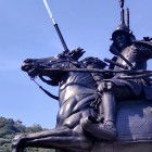 ④	吉川広家像（最初で最後の岩国城主）