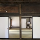 次の間  透かし彫り欄間　紋様「二葉葵」4組・3組