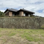 主郭書院南西側　石垣　左右にシノギ積み