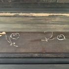 次の間  透かし彫り欄間　紋様「二葉葵」2組
