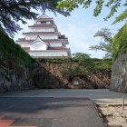 太鼓門桝形と天守