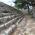 約76mの天守横石段