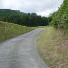歩いて登って行く