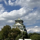 公園内から見た天守