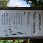 医王寺山武田勝頼本陣跡の説明板