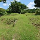 北西尾根の段曲輪群