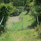 姥ヶ懐砦への登城道のゲート