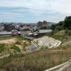 岩崎山砦から小牧山城を望む