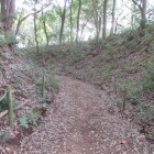 二ノ丸と御馬家台の間の空堀