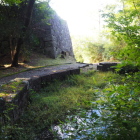 北門跡の貯水池