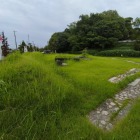 南側土塁＆堀跡