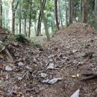 吉田本城本丸スロープ虎口