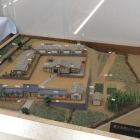 市田陣屋跡ジオラマ模型高森町歴史民俗資料館内