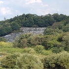 庄内川対岸から龍泉寺を見る