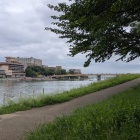 瀬田川が自然の堀となる