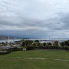 浜大津駅から見下ろす大津港