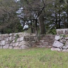 公園の石垣は後世のもの